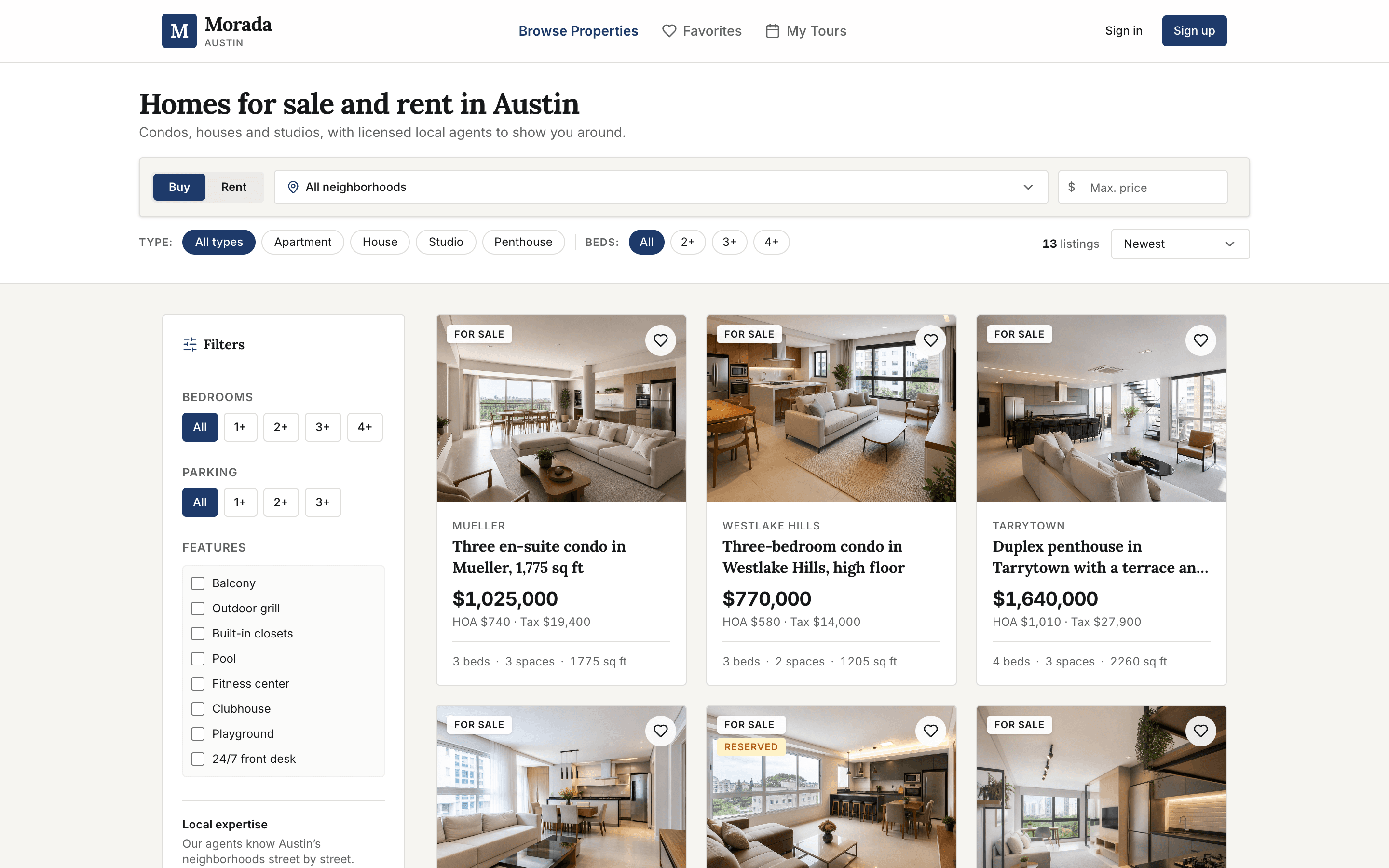 Property search