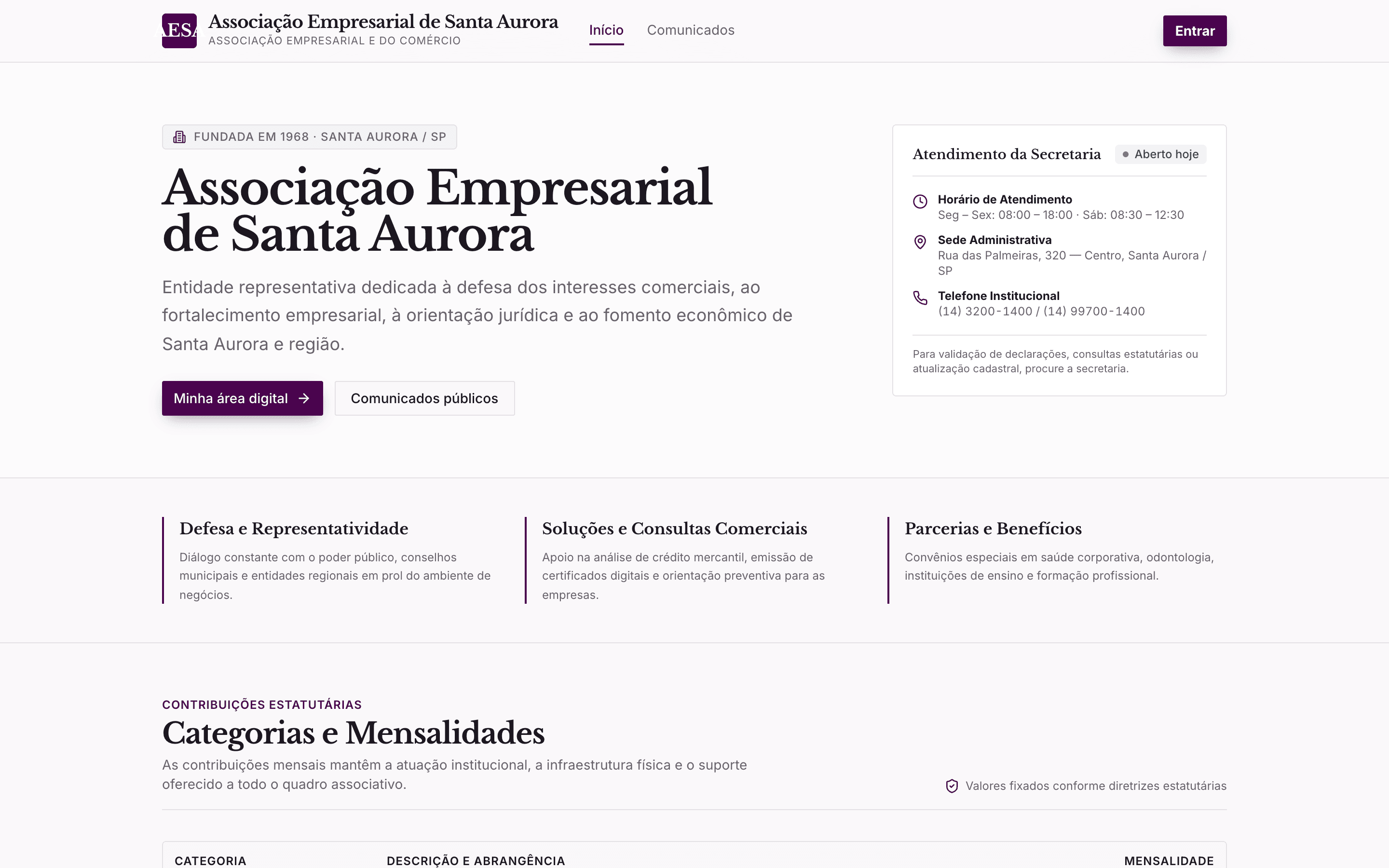 Portal do associado