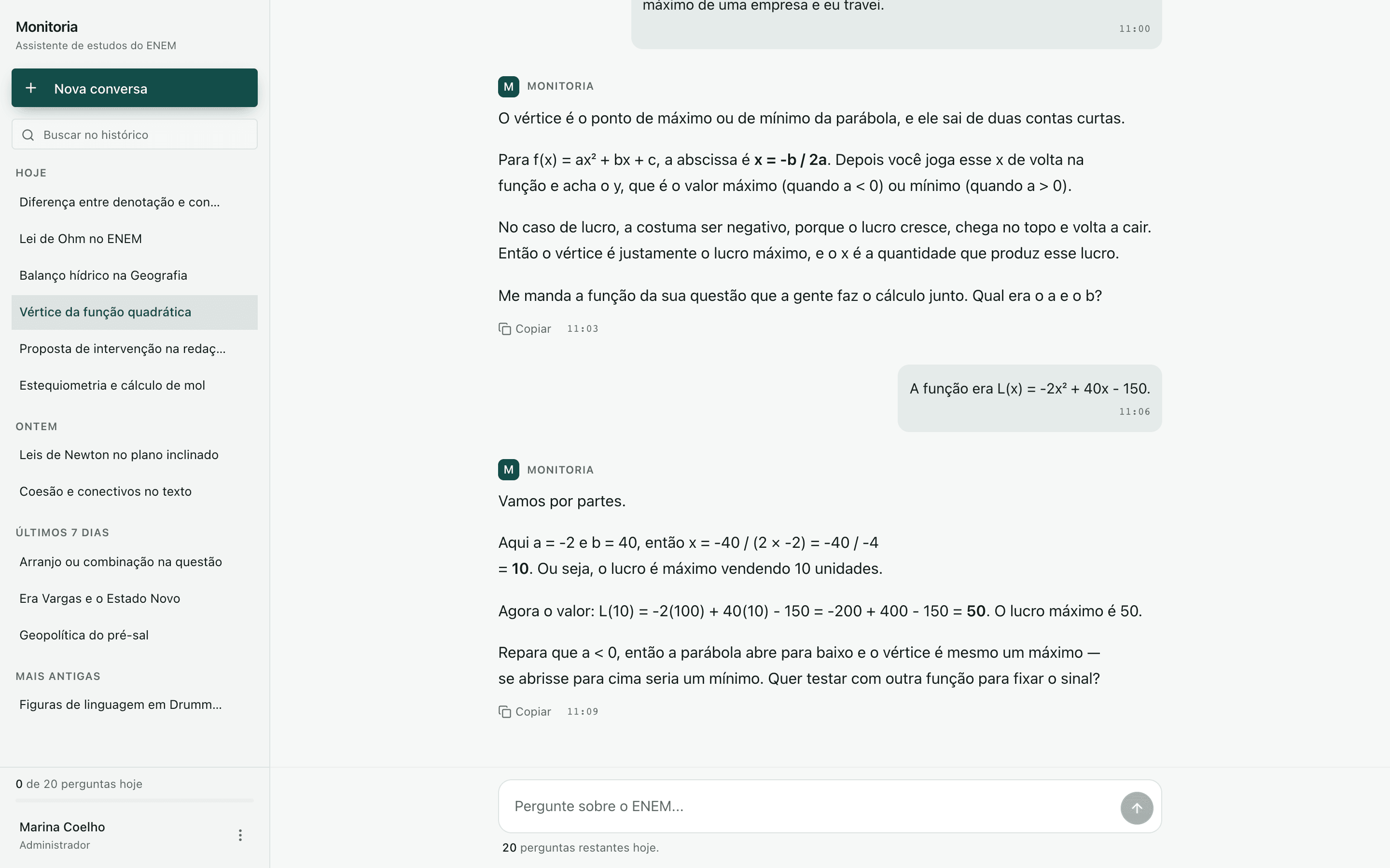 Monitoria — Tutor com IA