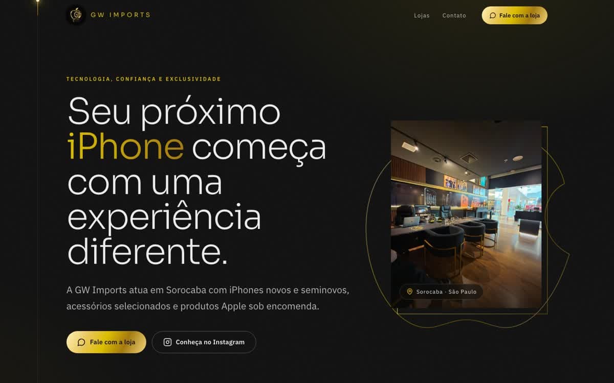 GW Imports, Loja de iPhones