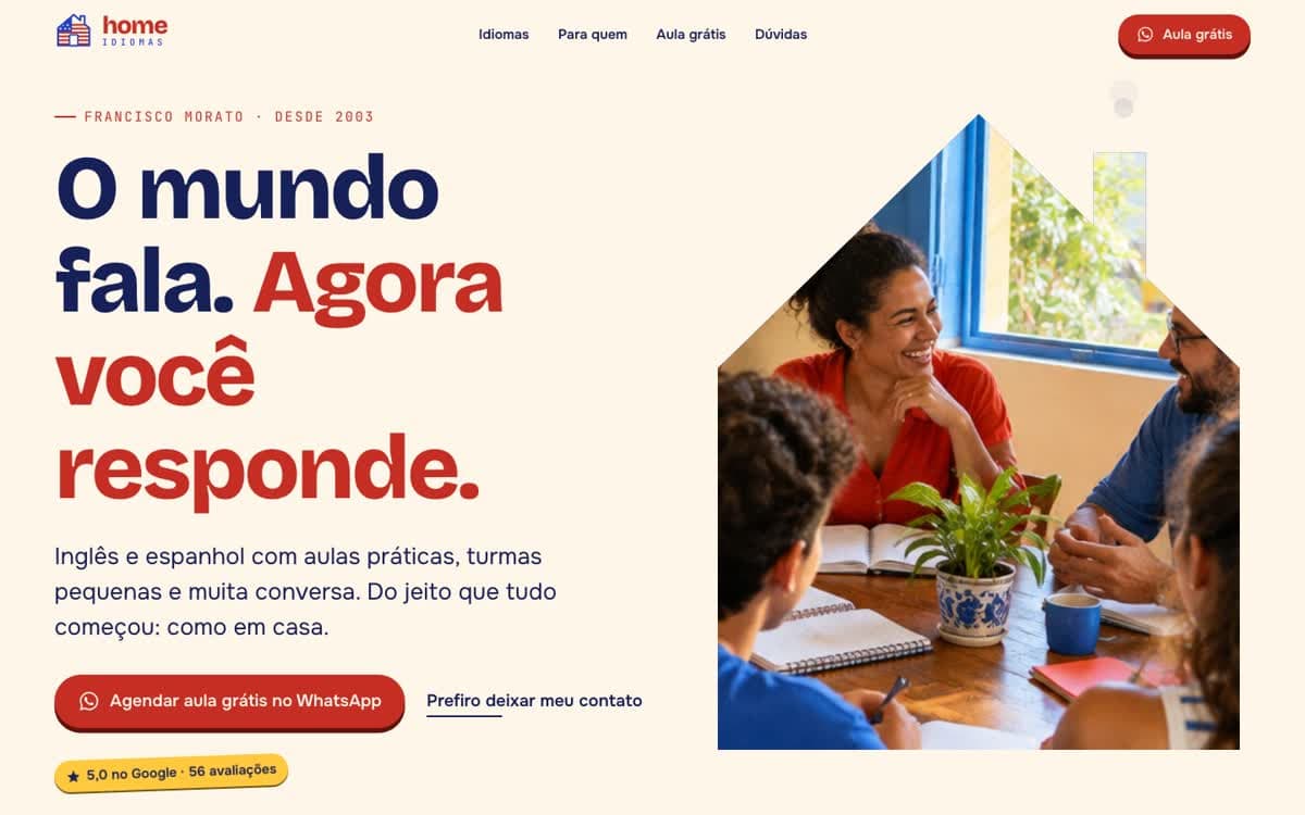 Home Idiomas, Escola de idiomas