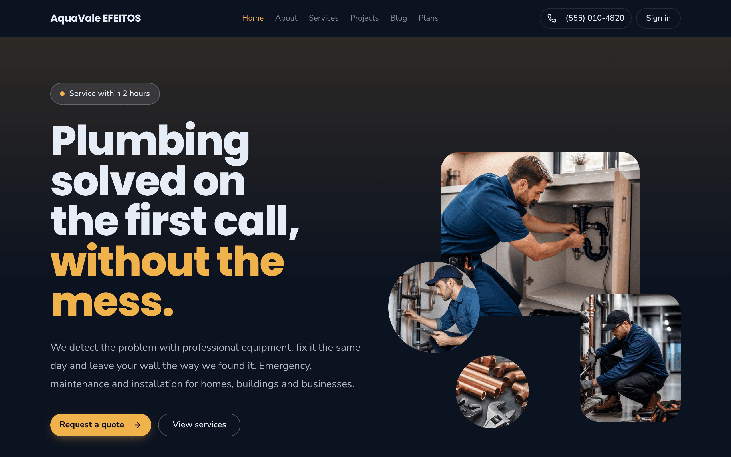 AquaVale — Plumbing & Repair Services