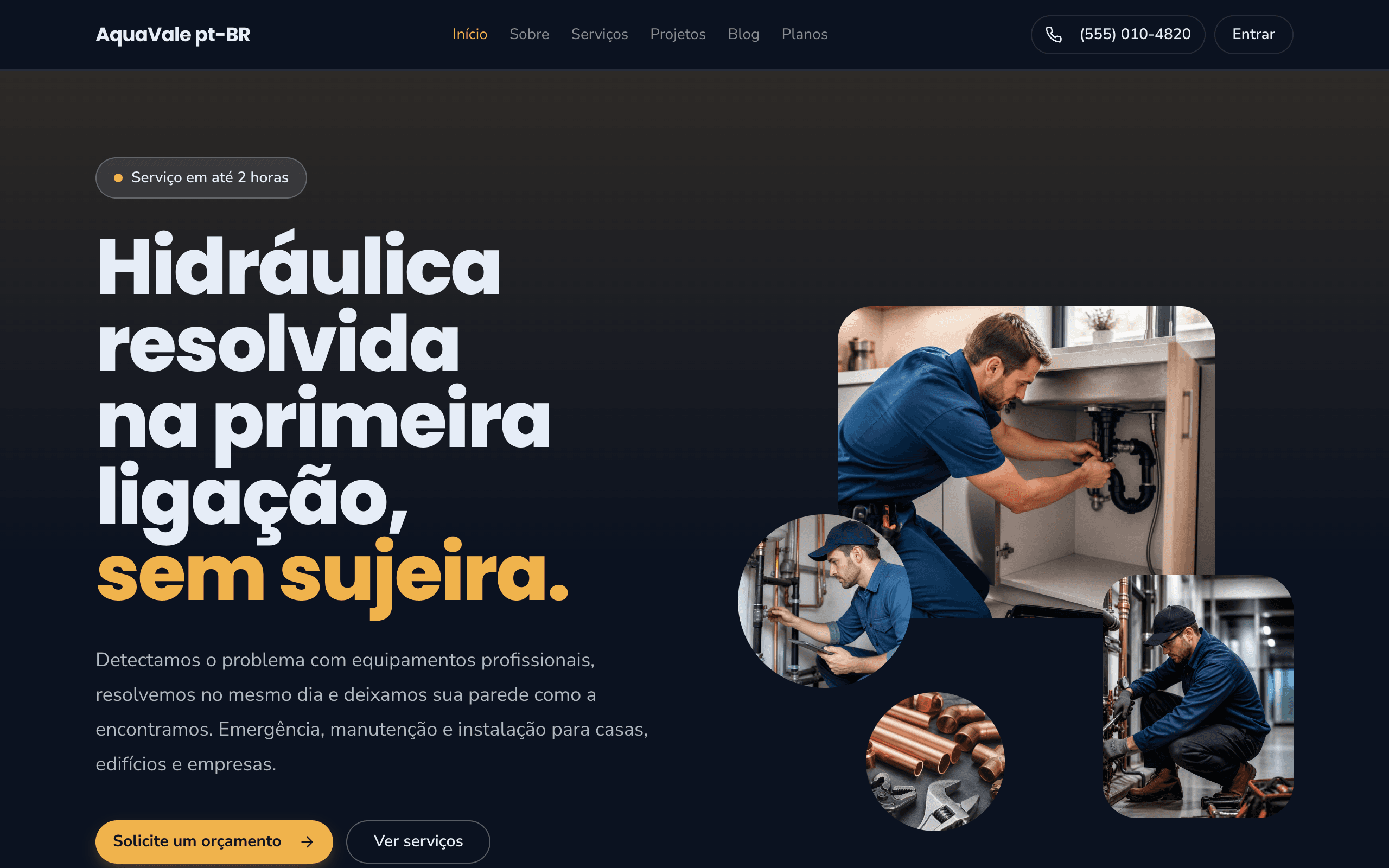 AquaVale — Serviços Hidráulicos e Reparos