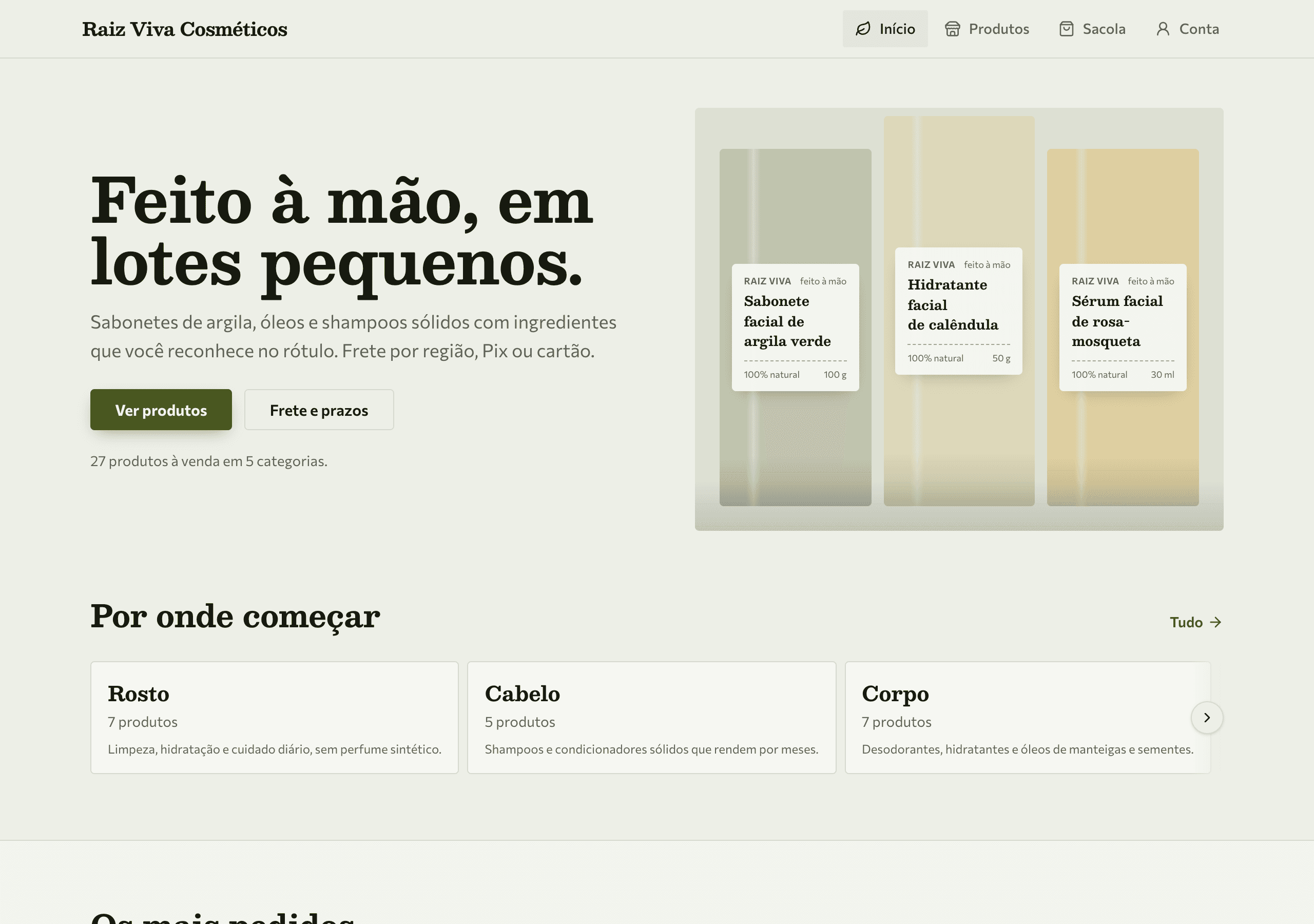 Vitrine com a prateleira de potes