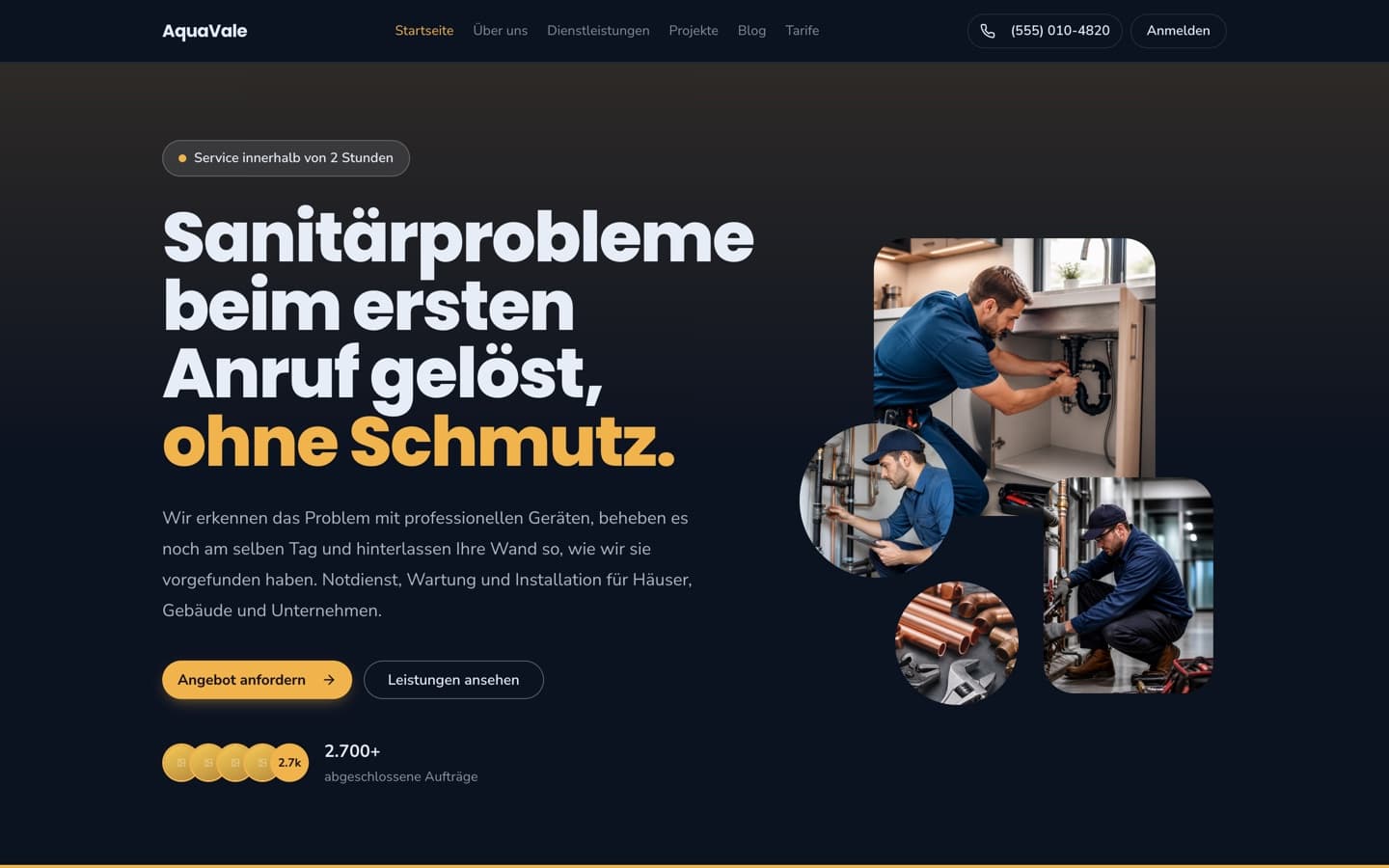 Der erste Anruf