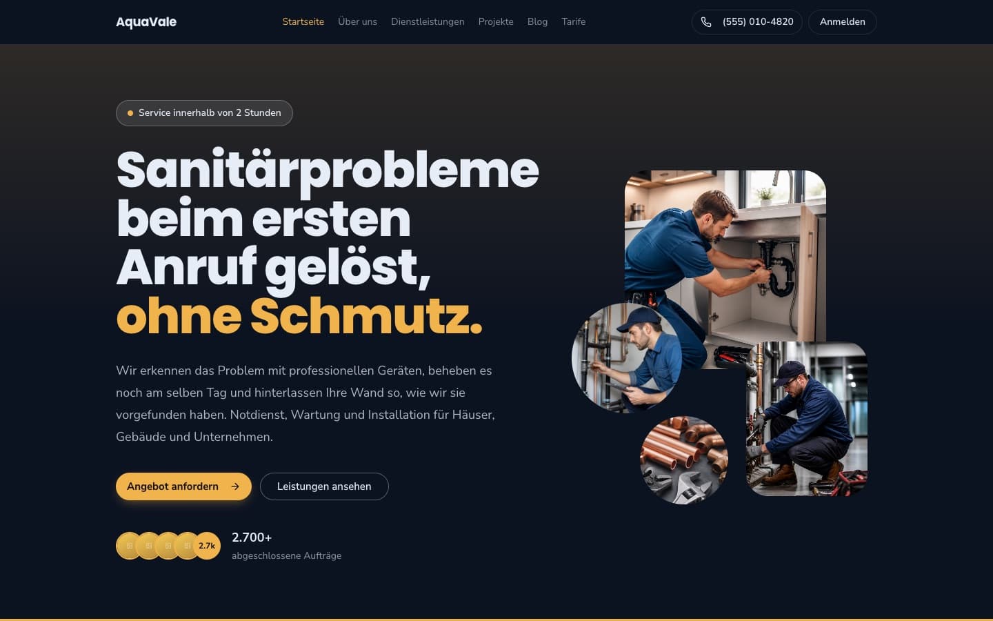 AquaVale — Sanitär- und Reparaturservice