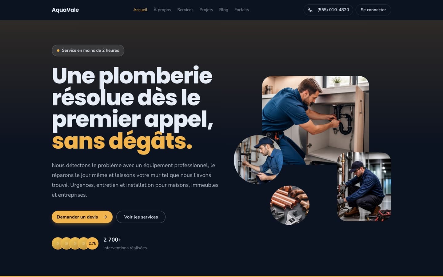 Le premier appel