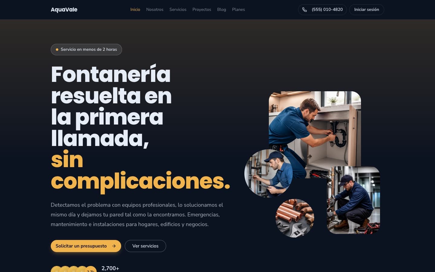 AquaVale — Servicios de Fontanería y Reparaciones